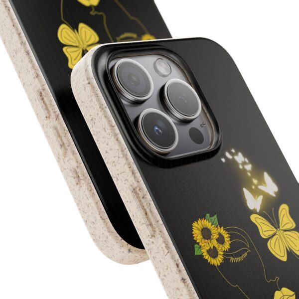 Eco-Friendly Phone Case | Butterfly & Sunflower Art for Free Spirits - Image 43