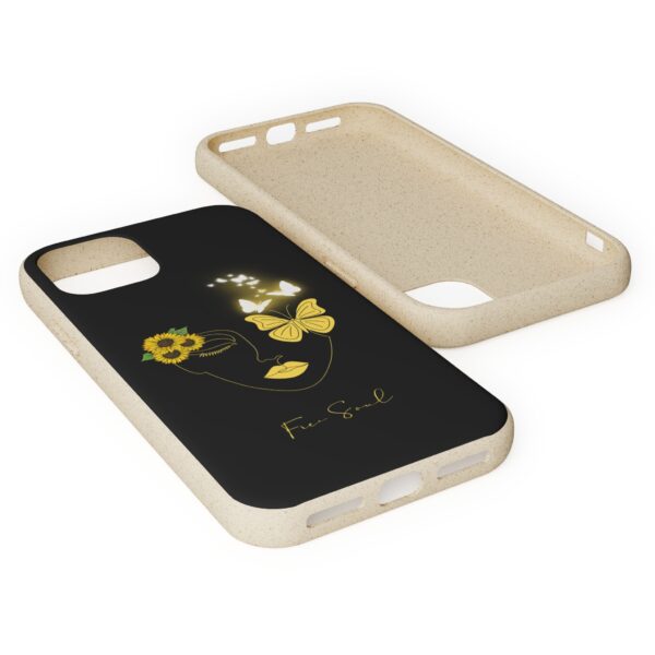 Eco-Friendly Phone Case | Butterfly & Sunflower Art for Free Spirits - Image 9