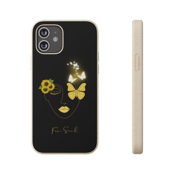 Eco-Friendly Phone Case | Butterfly & Sunflower Art for Free Spirits - Image 11