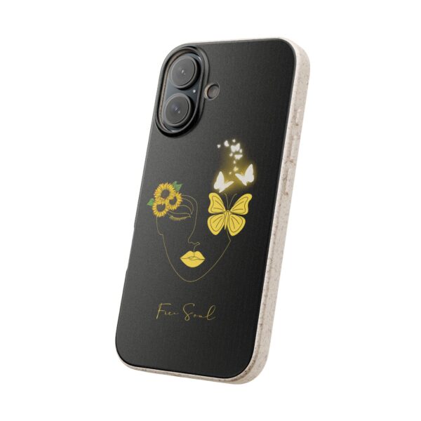 Eco-Friendly Phone Case | Butterfly & Sunflower Art for Free Spirits - Image 2