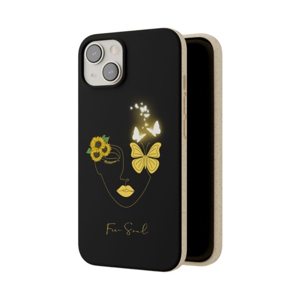 Eco-Friendly Phone Case | Butterfly & Sunflower Art for Free Spirits - Image 22