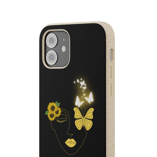Eco-Friendly Phone Case | Butterfly & Sunflower Art for Free Spirits - Image 13