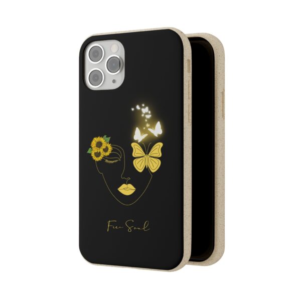 Eco-Friendly Phone Case | Butterfly & Sunflower Art for Free Spirits - Image 7