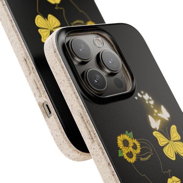 Eco-Friendly Phone Case | Butterfly & Sunflower Art for Free Spirits - Image 53