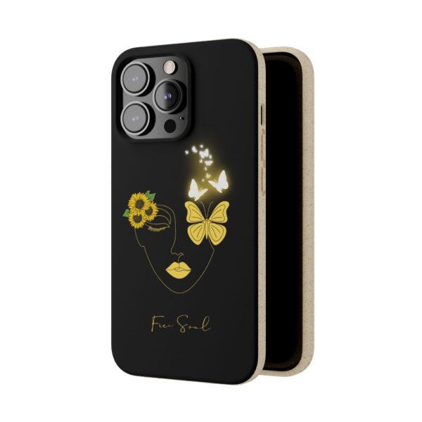Eco-Friendly Phone Case | Butterfly & Sunflower Art for Free Spirits - Image 27