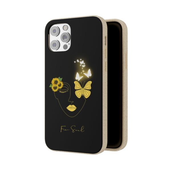 Eco-Friendly Phone Case | Butterfly & Sunflower Art for Free Spirits - Image 17