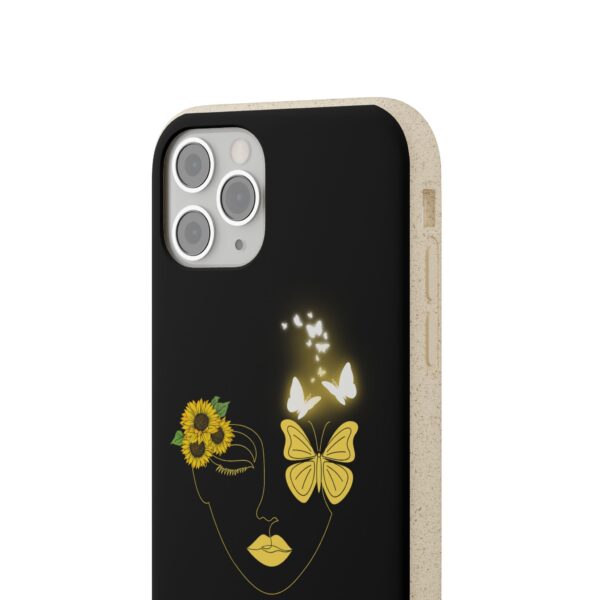 Eco-Friendly Phone Case | Butterfly & Sunflower Art for Free Spirits - Image 8